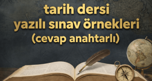 Tarih 2. Dönem 1. Yazılı Soruları ve Cevapları